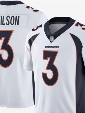 Russell Wilson Denver Broncos Nike White Game Jersey - Size - Large